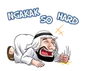 🤣 emoji Handsome Uncle Telegram sticker 24 of 85
