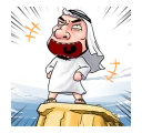 🤣 emoji Handsome Uncle Telegram sticker 20 of 85