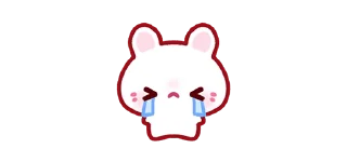 😣 emoji CoconutRabbit@breakzhan Telegram sticker 6 of 16