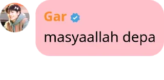 Sticker from punya gue