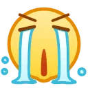 😭 emoji QQ emojis Telegram sticker 11 of 101