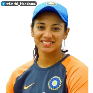 Sticker from @Smriti_Mandhana Pack 🏏💖