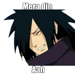 🤔 emoji Uchiha Madaras kang pack Telegram sticker 22 of 31