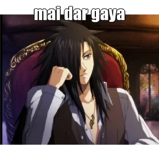 🤔 emoji Uchiha Madaras kang pack Telegram sticker 14 of 31