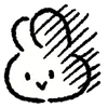 🐰 emoji ₍ 𐌏ffiᥴᥱ W᧐rκᥱr Rᥲδδiᴛ ₎ ˚₊· ♡ @mewsticks Telegram sticker 22 of 40