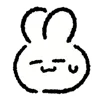 🐰 emoji ₍ 𐌏ffiᥴᥱ W᧐rκᥱr Rᥲδδiᴛ ₎ ˚₊· ♡ @mewsticks Telegram sticker 16 of 40