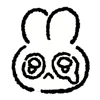 🐰 emoji ₍ 𐌏ffiᥴᥱ W᧐rκᥱr Rᥲδδiᴛ ₎ ˚₊· ♡ @mewsticks Telegram sticker 14 of 40