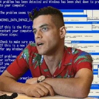 Sticker from Mr Robot