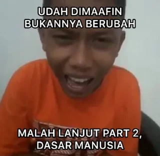 Sticker from punya pacar onel