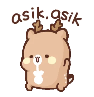 Sticker from Happy Deer @tikelmu
