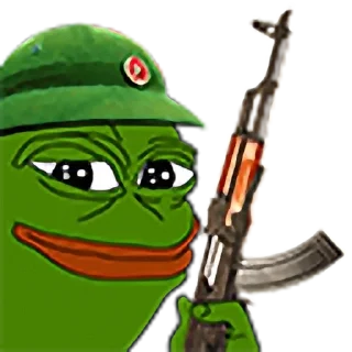 🔫 emoji Pepe Telegram sticker 14 of 68