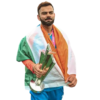 Sticker from King Kohli Trophies - @prab7at