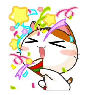 ⭐️ emoji Gojill The Meow Animated V.5 @moe_sticker_bot Telegram sticker 18 of 24