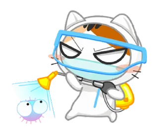 Sticker from Gojill The Meow Animated V.5 @moe_sticker_bot