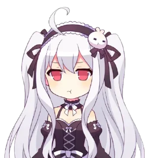 ☹️ emoji 逆流茶会～NLCH sticker Telegram sticker 12 of 18