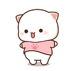 Sticker from Peach Cat 10 @PeachLovesGoma