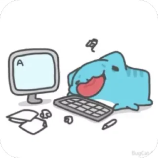 🖥 emoji nekobooks 專用 Telegram sticker 9 of 120