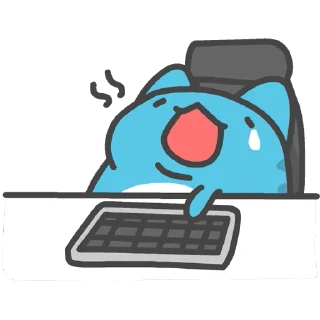 🥱 emoji nekobooks 專用 Telegram sticker 8 of 120