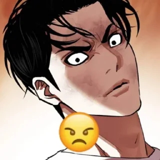 😠 emoji lookism² by @jjarvinlee Telegram sticker 22 of 43