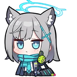 💬 emoji 청춘X학원X블루 아카이브 By @Ani_Chats Telegram sticker 23 of 24