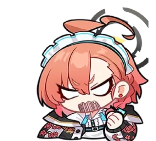 💬 emoji 청춘X학원X블루 아카이브 By @Ani_Chats Telegram sticker 21 of 24