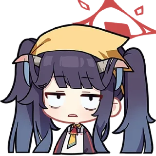 💬 emoji 청춘X학원X블루 아카이브 By @Ani_Chats Telegram sticker 8 of 24