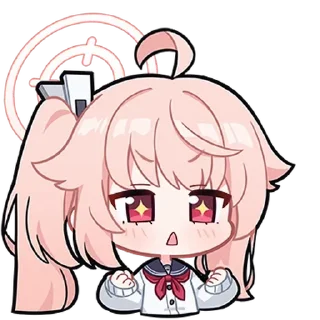 💬 emoji 청춘X학원X블루 아카이브 By @Ani_Chats Telegram sticker 18 of 24