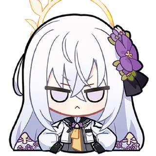💬 emoji 청춘X학원X블루 아카이브 By @Ani_Chats Telegram sticker 20 of 24