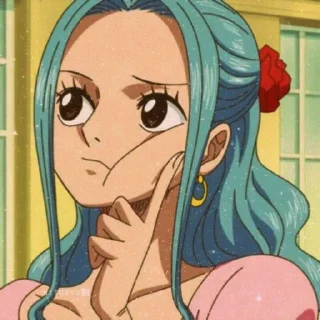 🤨 emoji ONE PIECE @animestickerchannel Telegram sticker 17 of 100