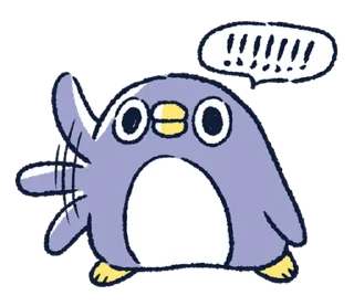 Sticker from 胖企鵝的內心話3