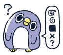 Sticker from 胖企鵝的內心話