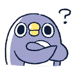 🧐 emoji 胖企鵝的內心話3 Telegram sticker 6 of 40