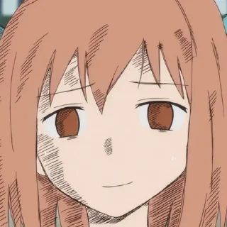 🙂 emoji Anime Reaction // @Animes_Sticker // Telegram sticker 7 of 60