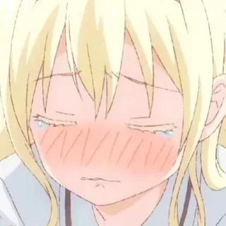 🥲 emoji Anime Reaction // @Animes_Sticker // Telegram sticker 5 of 60