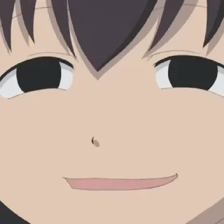 🙃 emoji Anime Reaction // @Animes_Sticker // Telegram sticker 6 of 60