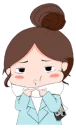 😗 emoji @tikelmu Amelya's Happy Everyday Telegram sticker 12 of 41