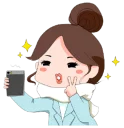 🙄 emoji @tikelmu Amelya's Happy Everyday Telegram sticker 10 of 41
