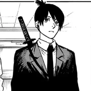 🐺 emoji Aku Hayakawa [chainsaw man]
by : @dddasiyyy & @StreetBakerys Telegram sticker 5 of 43