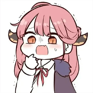 😓 emoji 橘 ナナコ        @nanakoooooooooo Telegram sticker 10 of 67