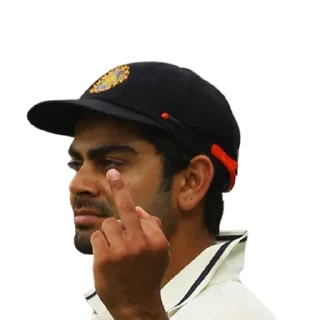 Sticker from Virat Kohli @Abhishekbora1