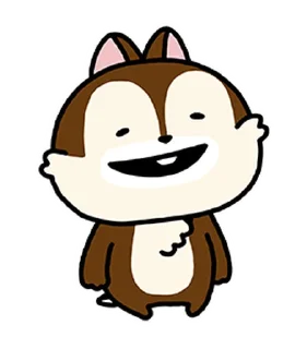 😂 emoji Chip 'n' Dale by Yuji Nishimura @moe_sticker_bot Telegram sticker 21 of 40