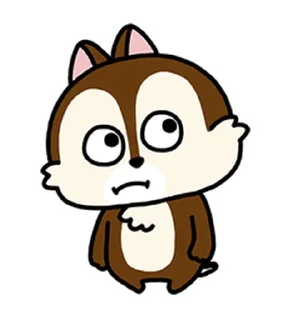 😂 emoji Chip 'n' Dale by Yuji Nishimura @moe_sticker_bot Telegram sticker 1 of 40