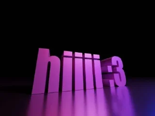 Sticker from 3D Words