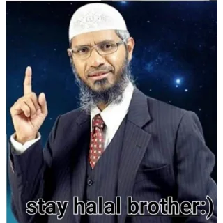 Sticker from halal