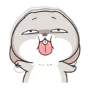 😝 emoji Best of 好想兔 (中文) @Woshizharbor Telegram sticker 17 of 71