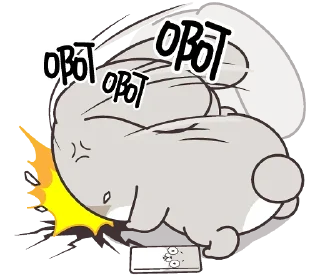 😡 emoji 好想兔10-事隔五年 @Rivii_Rivii Telegram sticker 23 of 41