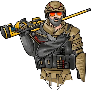 🧑‍🚀 emoji PUBG Game @PunjabiSticker Telegram sticker 5 of 55