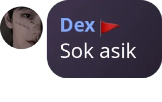 😳 emoji dex said Telegram sticker 5 of 15