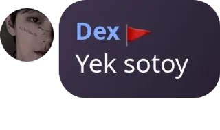 😟 emoji dex said Telegram sticker 14 of 15