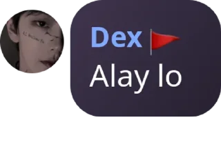😔 emoji dex said Telegram sticker 6 of 15